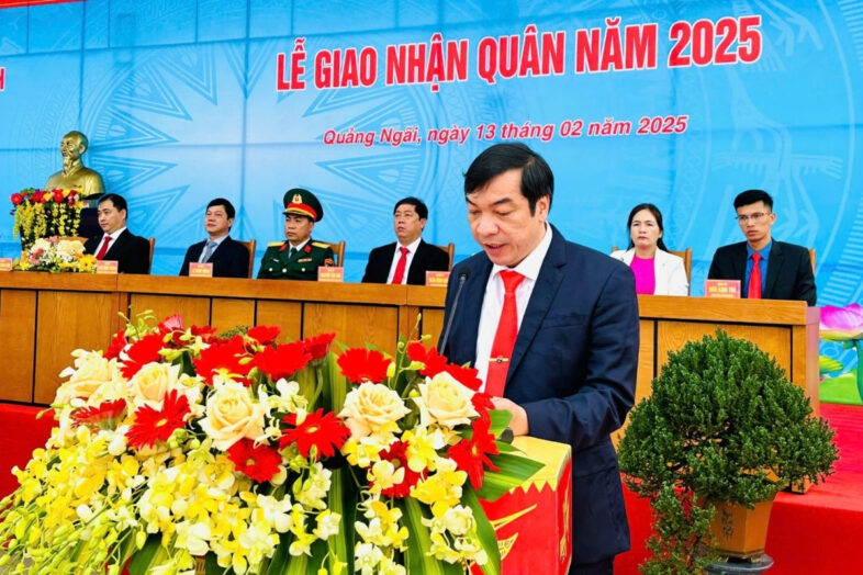 Lễ giao,nhận quân tại Nghĩa Hành 2025
