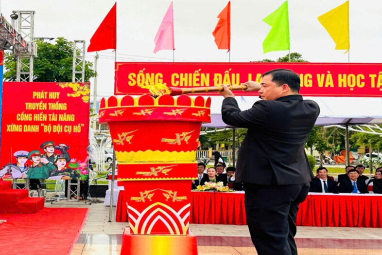 Lễ giao,nhận quân tại Nghĩa Hành 2025