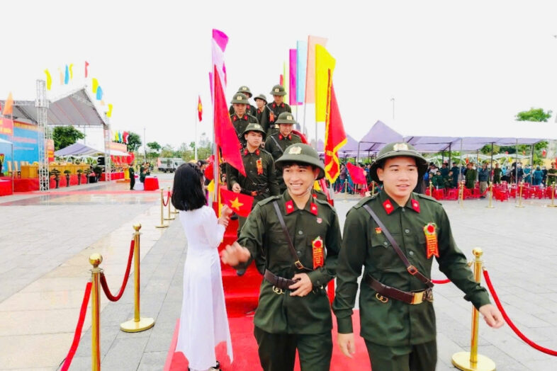 Lễ giao,nhận quân tại Nghĩa Hành 2025
