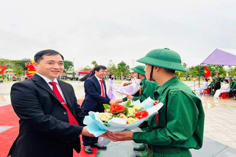 Lễ giao,nhận quân tại Nghĩa Hành 2025