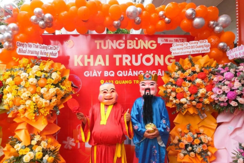 tổ chức lễ khai trương tại Quảng Ngãi